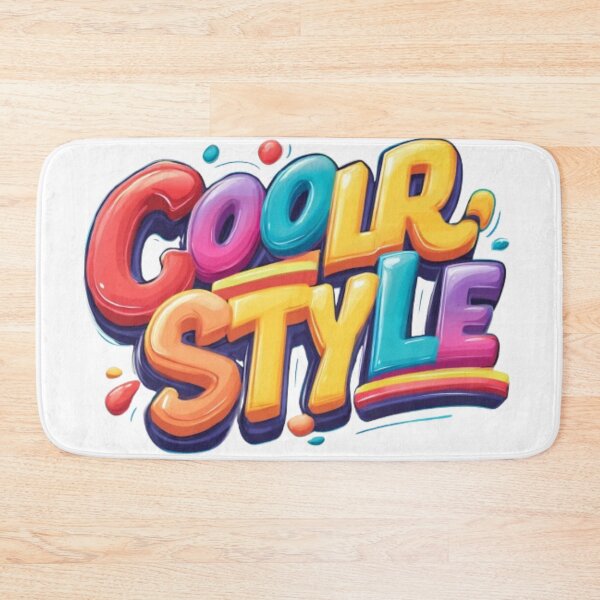 Item preview, Cool Style – Colorful Typography Design designed and sold by AlexLineArt.
