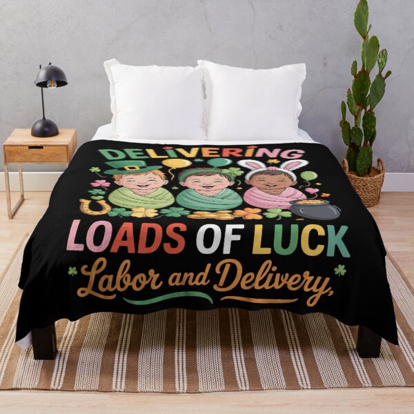 Item preview, St Patricks Day Labor And Delivery designed and sold by WalshDrawnLaugh.