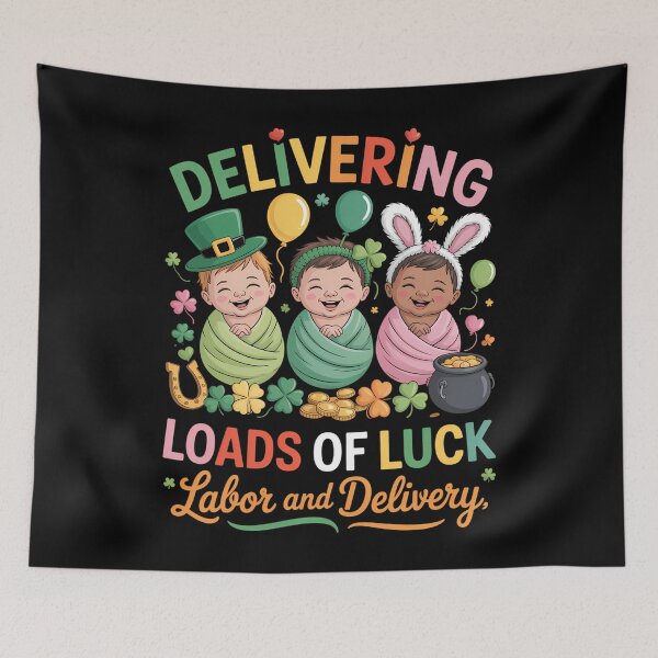 Item preview, St Patricks Day Labor And Delivery designed and sold by WalshDrawnLaugh.