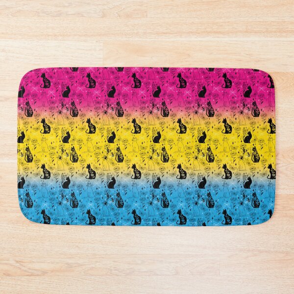 Item preview, Pansexual Pride Black Cat Witchy Magic Design designed and sold by Travelslightly.