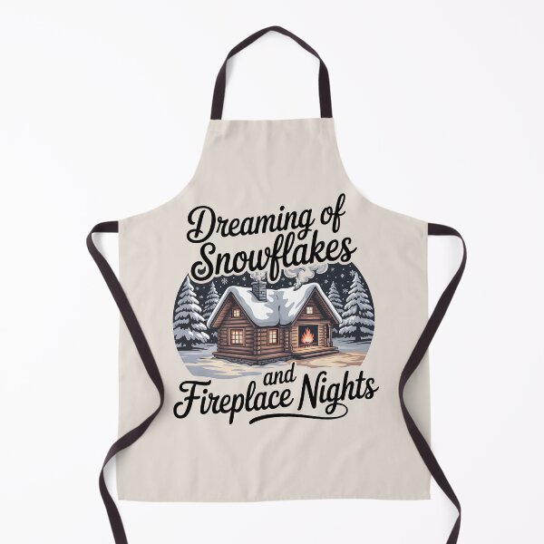 Item preview, Dreaming of Snowflakes and Fireplace Nights – Cozy Winter Vibes designed and sold by Jollys-ArtShop.