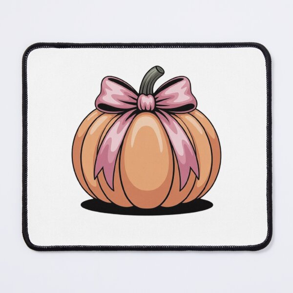 Item preview, Coquette Autumn Pumpkin Pink Bow designed and sold by BHMARTS.