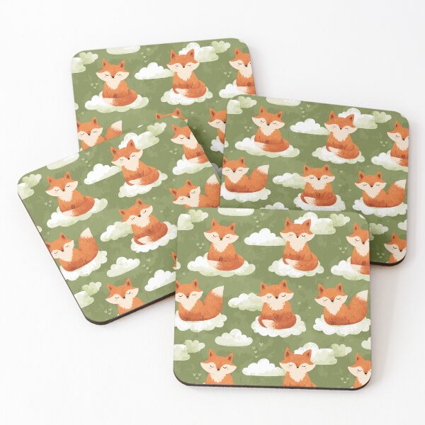 Item preview, Playful Fox Pattern designed and sold by bapupa.
