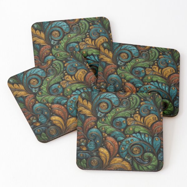 Item preview, New Zealand Māori Paua Pattern Koru Design 473 designed and sold by GrinGalore.
