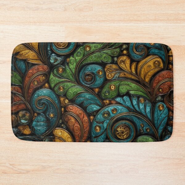 Item preview, New Zealand Māori Paua Pattern Koru Design 473 designed and sold by GrinGalore.