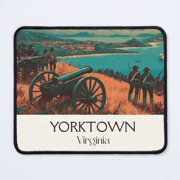 Item preview, Yorktown Virginia Retro Travel Art | Revolutionary War Battlefield Design designed and sold by TuncGK.