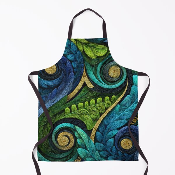 Item preview, New Zealand Māori Paua Pattern Koru Design 474 designed and sold by GrinGalore.