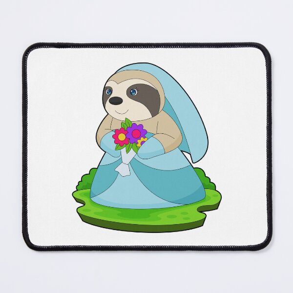 Item preview, Sloth Bride Bunch of flowers Wedding designed and sold by Snabdesign84.