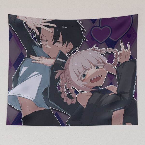 Item preview, Nazuna Nanakusa Playful Duo Call of the Night Anime Girl designed and sold by TorbenKuhano.