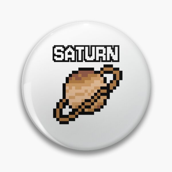 Item preview, Pixel Art Saturn designed and sold by E-engineering.