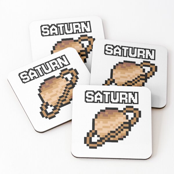 Item preview, Pixel Art Saturn designed and sold by E-engineering.