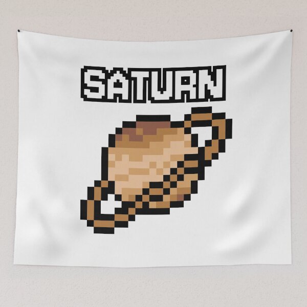 Item preview, Pixel Art Saturn designed and sold by E-engineering.
