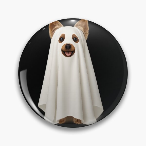 Item preview, Ghost dog designed and sold by The Woven Wardrobe.