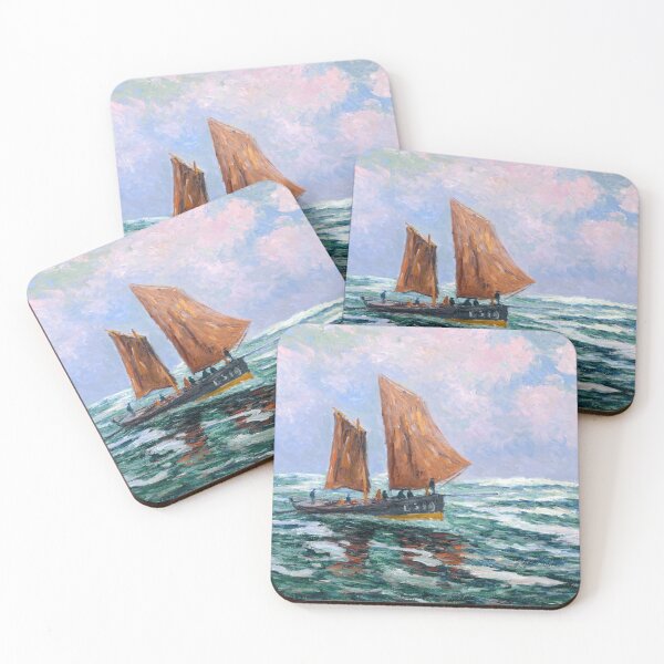 Item preview, Barque de pêche en mer designed and sold by SharonTheFirst.