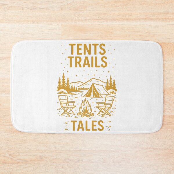 Item preview, Tents Trails Tales Funny Camping Camper designed and sold by LuminOrb.