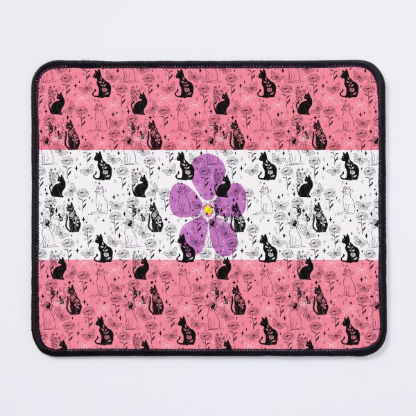 Item preview, Sapphic Pride Black Cat Witchy Magic Design designed and sold by Travelslightly.