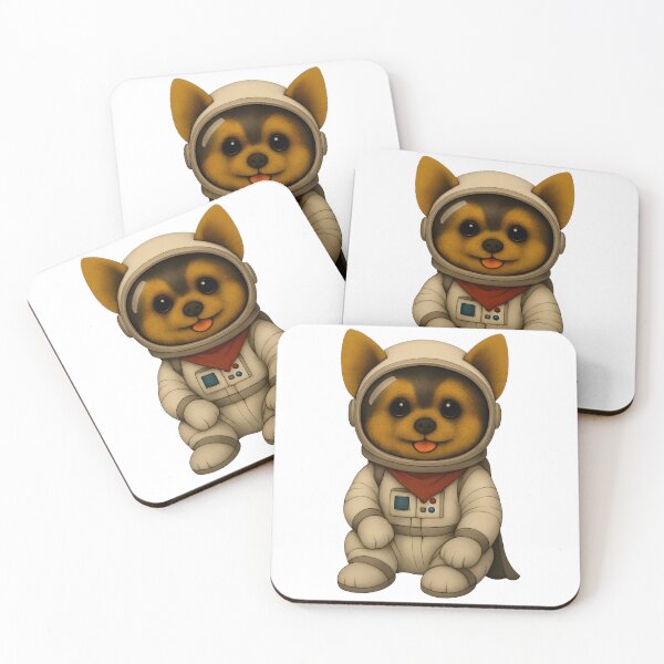 Item preview, Dog going to space designed and sold by The Woven Wardrobe.