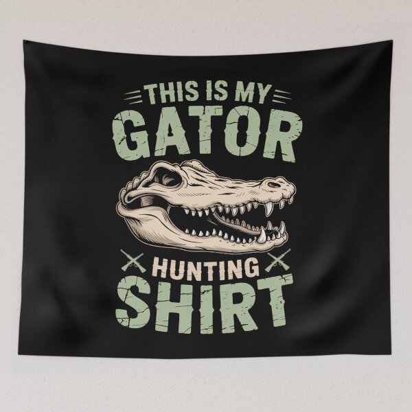 Item preview, Alligator Hunting Lovers Cute designed and sold by DoorwayThreads.