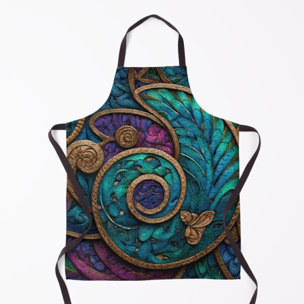 Item preview, New Zealand Māori Paua Pattern Koru Design 476 designed and sold by GrinGalore.