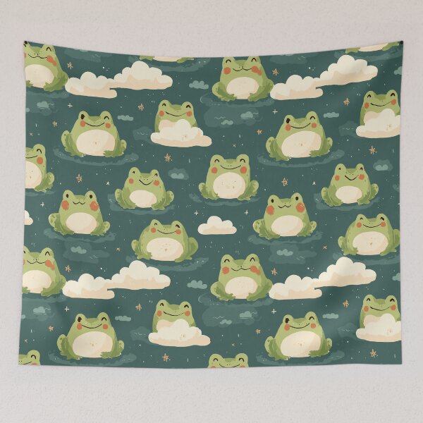 Item preview, Charming Frog Pattern designed and sold by bapupa.
