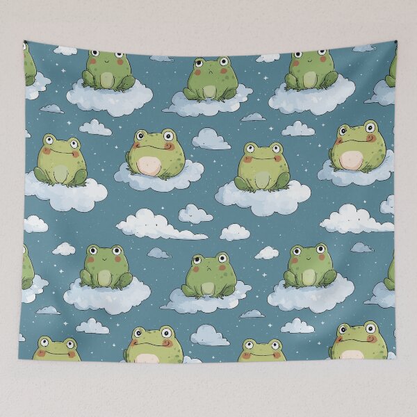 Item preview, Peaceful Frog Pattern designed and sold by bapupa.