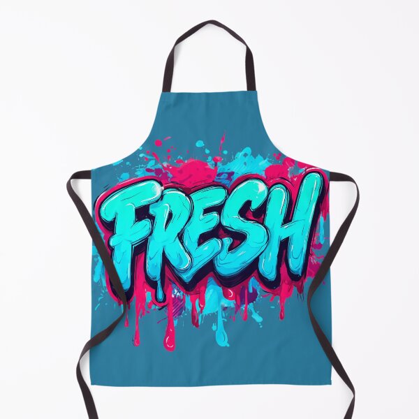 Item preview, FRESH – Neon Graffiti Bubble Lettering with Drips (Street Art) designed and sold by Meiersbeste.