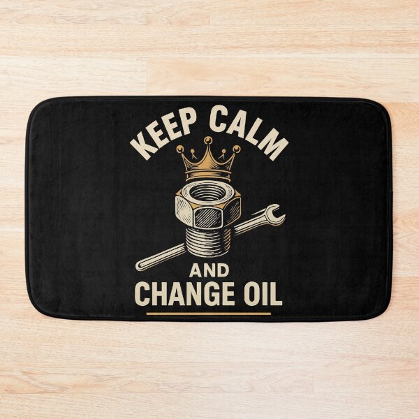 Item preview, Keep Calm And Change Oil Funny Garage Mechanic designed and sold by LuminOrb.