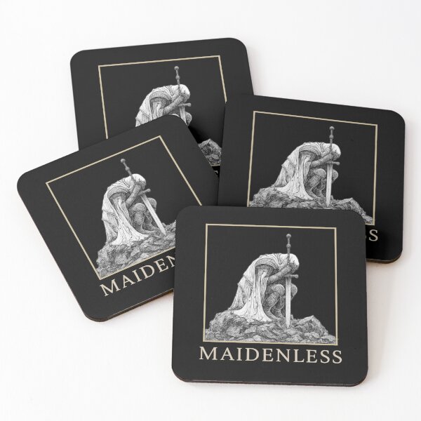 Item preview, Maidenless Knight – Dark Engraving Fantasy Art designed and sold by Neon Nightmare.