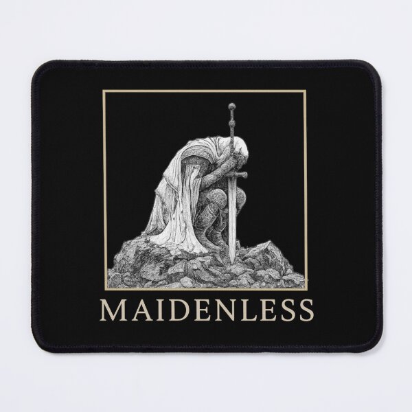 Item preview, Maidenless Knight – Dark Engraving Fantasy Art designed and sold by Neon Nightmare.