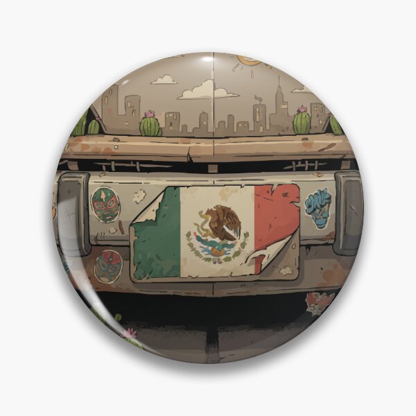 Item preview,  Mexican flag Car Bumper designed and sold by Uglyandcute.