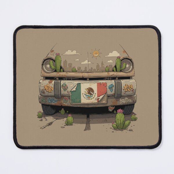 Item preview, Mexican flag Car Bumper designed and sold by Uglyandcute.