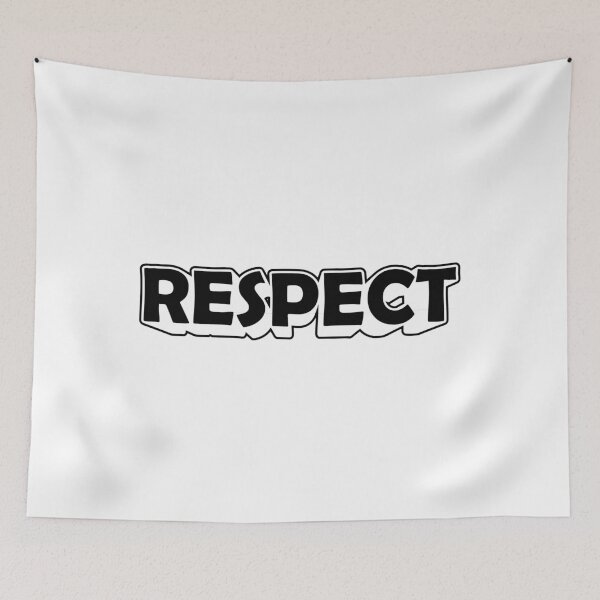 Item preview, RESPECT – Black typography in powerful block style designed and sold by Sim-PX.