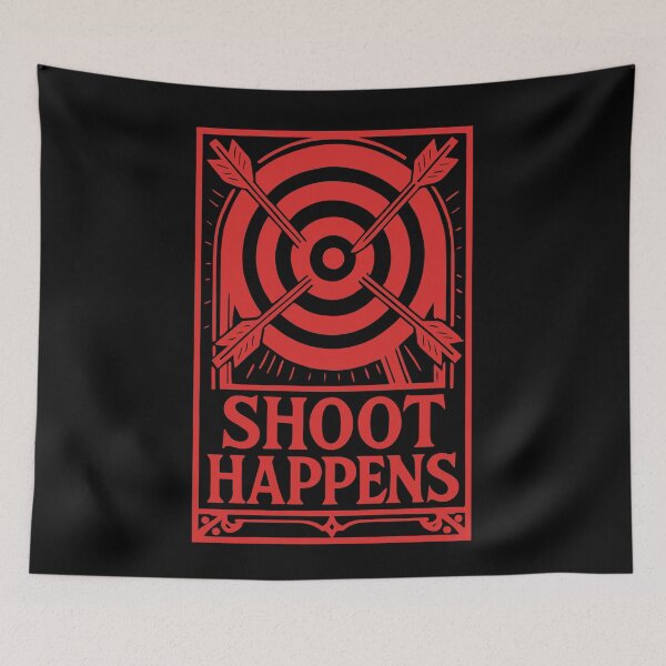 Item preview, Shoot Happens Archery Bow Archer Funny designed and sold by LuminOrb.