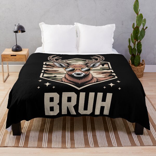 Item preview, Bruh Deer Funny Deer Hunting designed and sold by DoorwayThreads.