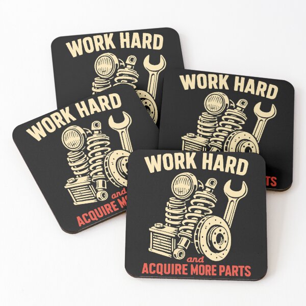 Item preview, Work Hard And Acquire More Parts designed and sold by LuminOrb.