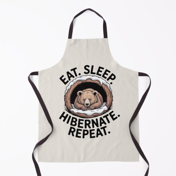 Item preview, Eat Sleep Hibernate Repeat – Funny Winter Bear designed and sold by Jollys-ArtShop.