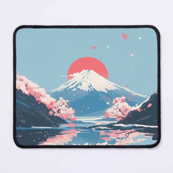 Item preview, Mount Fuji with Cherry Blossoms designed and sold by Christian Weiss.