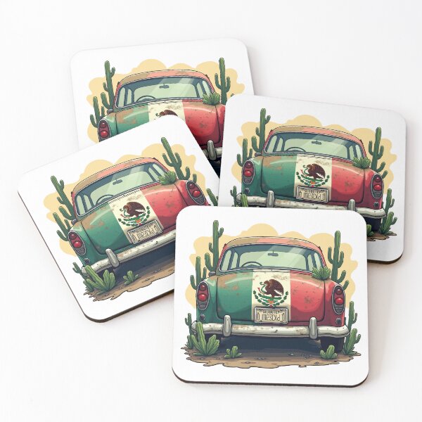 Item preview, Mexican flag Car Bumper designed and sold by Uglyandcute.