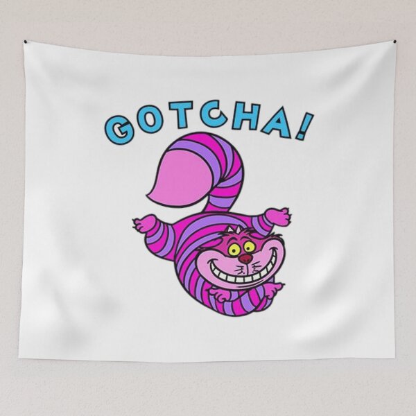 Item preview, Cheshire Cat Gotcha! Cartoon designed and sold by kyokyyosei.