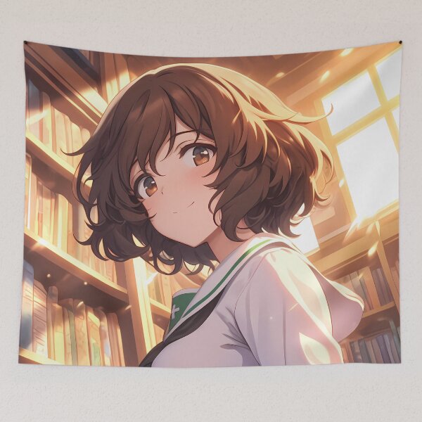Item preview, Yukari Akiyama Girls und Panzer Anime Library Scholar Vibe designed and sold by TorbenKuhano.