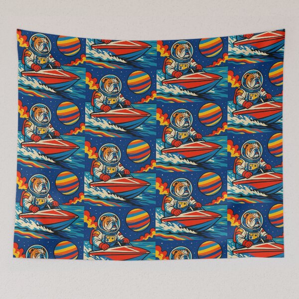 Item preview, Cute astronaut bulldog designed and sold by Dogandesighn.