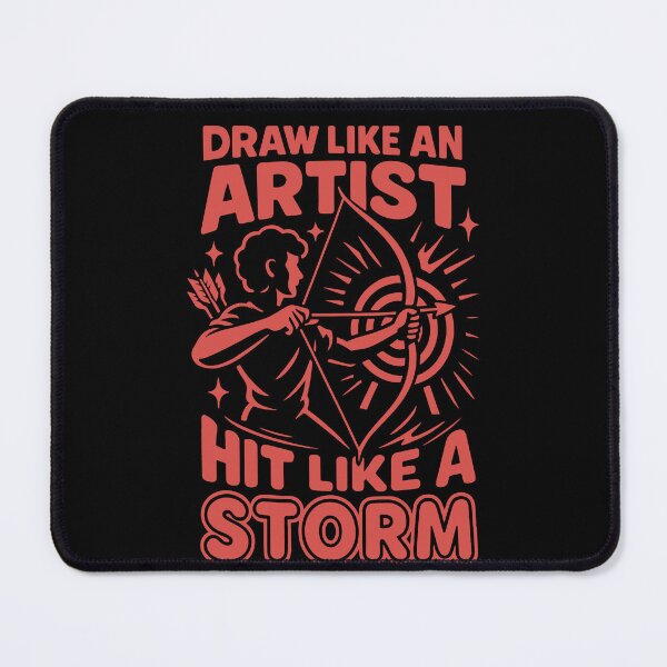 Item preview, Draw Like An Artist Hit Like A Storm Archery Bow designed and sold by LuminOrb.