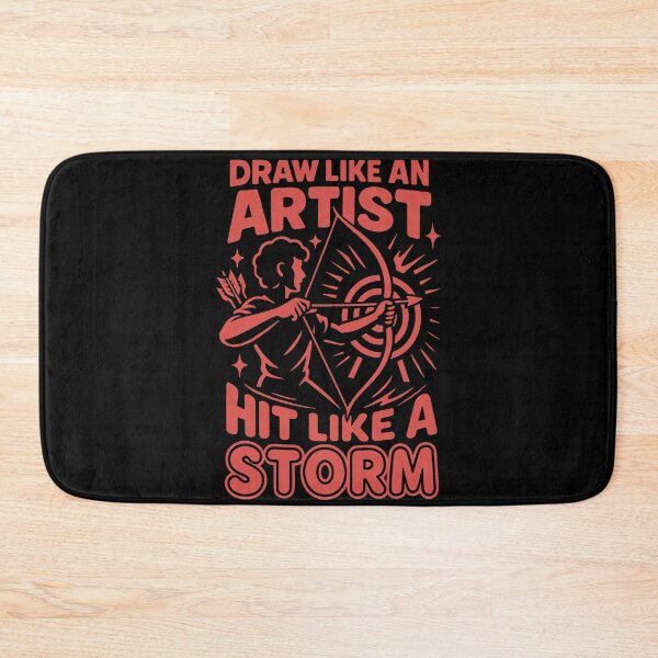 Item preview, Draw Like An Artist Hit Like A Storm Archery Bow designed and sold by LuminOrb.
