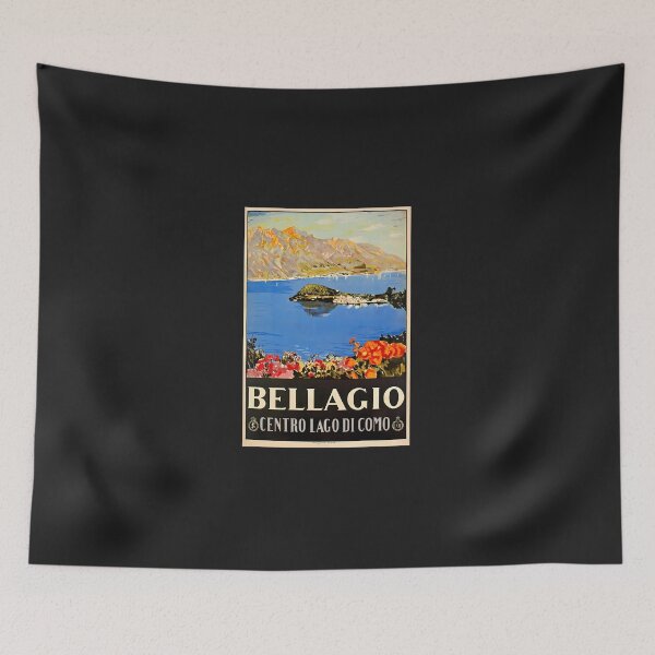 Item preview, Italy Bellagio Lake Como Vintage Italian Travel Advert designed and sold by petrolervied.