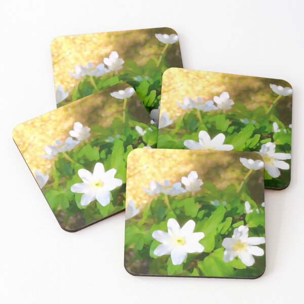 Item preview, Wood anemone flowers designed and sold by MoncenArt.