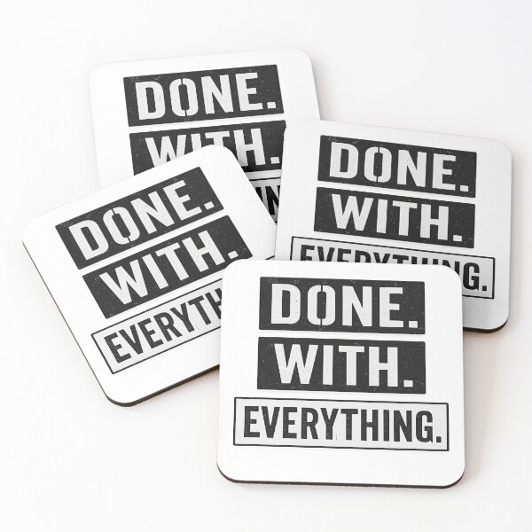 Item preview, DONE. WITH. EVERYTHING. – Grunge Typography Design designed and sold by EberLord.