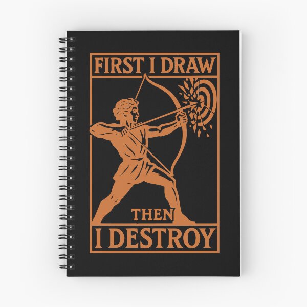 Item preview, First I Draw Then I Destroy Archery Bow Archer designed and sold by LuminOrb.