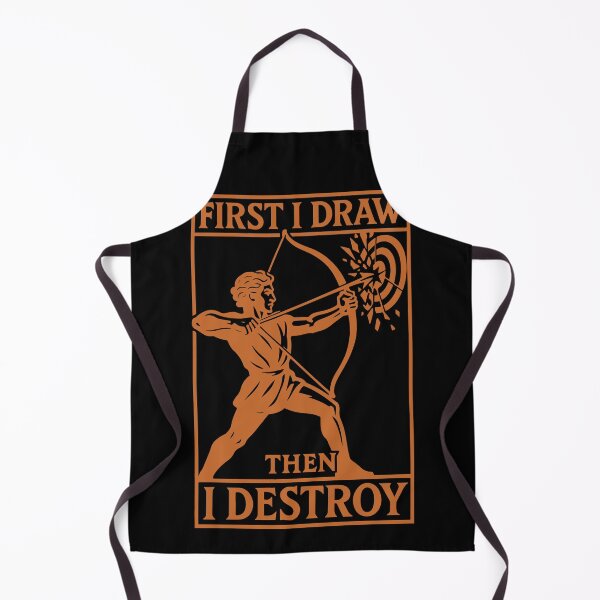 Item preview, First I Draw Then I Destroy Archery Bow Archer designed and sold by LuminOrb.