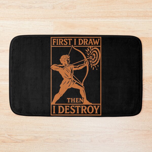 Item preview, First I Draw Then I Destroy Archery Bow Archer designed and sold by LuminOrb.