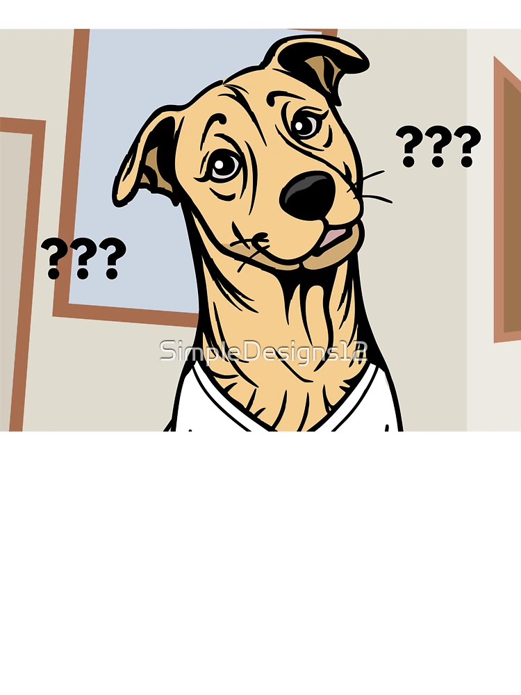 Thumbnail 4 of 4, Boxy T-Shirt, Confused Rhodesian Ridgeback - Dog Meme designed and sold by SimpleDesigns12.